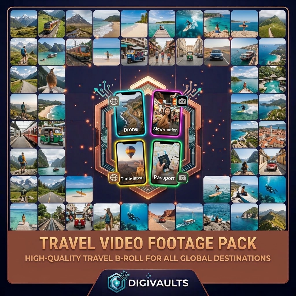 Travel Video Footage Pack